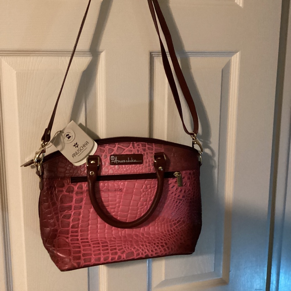 Anuschka shoulder handbag never used